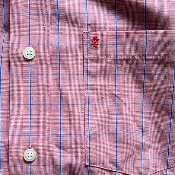 Izod Men’s Long Sleeve Dress Shirt Size Medium - Picture 4 of 7